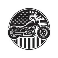 custom graphics american silhouette vector