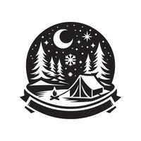 snow season winter silhouette graphic vector