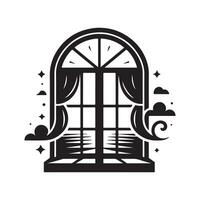 Minimal Windoor Design vector