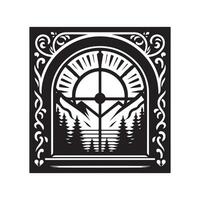 Windoor Design Icon vector