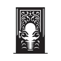 Flat Door Illustration vector