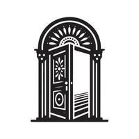 Art Stylized Door vector