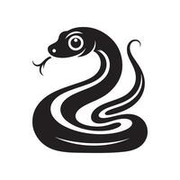 Design of Boa Constrictor Snake vector
