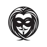 Tengu hacker design illustration vector