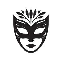 Tengu Japanese hacker mask vector