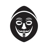 Japanese hacker mask vector