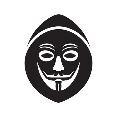 Japanese hacker mask