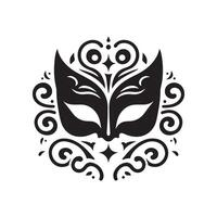 Joker silhouette design vector