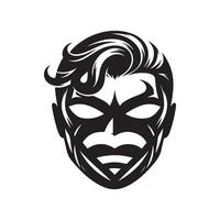 Superman mask design vector