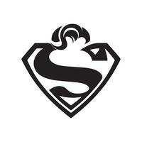 Superman mask art graphic vector