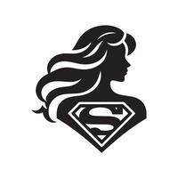 Superman mask drawing vector
