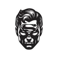 Superman mask icon design vector
