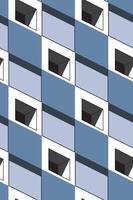 Abstract world window geometric seamless pattern vector