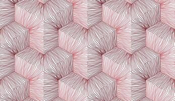 Abstract line illustration geometric seamless pattern vector