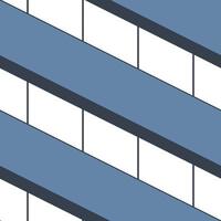 Abstract Windows geometric seamless pattern vector