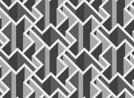 Abstract Maze geometric seamless pattern vector