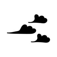 Clouds icon. illustration. Flat design style eps 10 vector