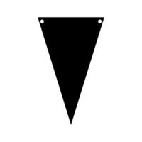 triangle icon on white background. illustration. Eps 10. vector