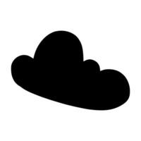clouds icon over white background. illustraton. design vector