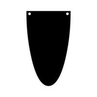 shield security symbol isolated icon illustration design black and white style vector