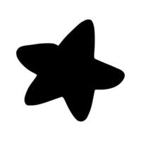 Star icon. Simple star icon in trendy flat style isolated on white background. vector
