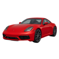 Dynamic red sports car in transparent background image apr am captured in studio environment sleek design focus png