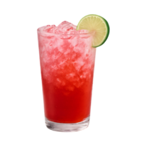 Refreshing red beverage bar setting drink image transparent background vibrant environment close-up viewpoint png