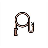 A hose with a handle on it vector