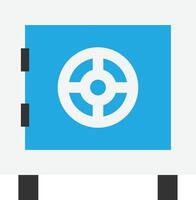 Safebox Payment Locker Programming vector