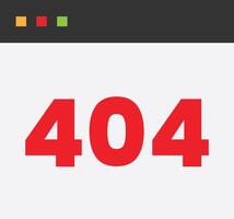 404 Error File vector