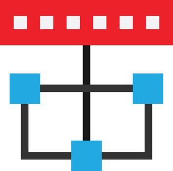 Password Lock Security Programming vector