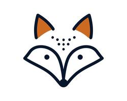 Fox clean logo for web use vector