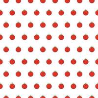 small tomato seamless pattern with simple design vector
