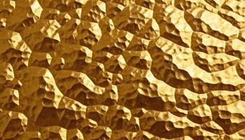 A gold surface with a texture of a pattern photo