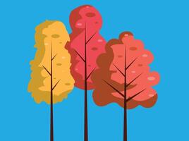 tall trees in a forest, isolated on a clean background, showcasing the beauty of nature and a serene vector
