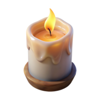 dramatic creative Candlelight Flicker Transparent Background Soft Glow authentic png