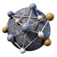 dramatic artistic Digital Network Connections Nodes Cutout authentic png