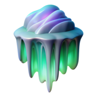impressive modern Ethereal Aurora Cutout Transparent Background Vertical Perspective authentic png