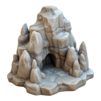 magnificent classic Gelid Grotto Rock Formations Transparent Background authentic png
