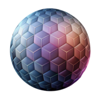 vibrant rustic Geometric Circle Pattern with Gradient Colors Transparent Background authentic png