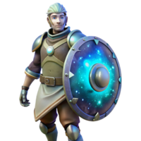 impressive artistic Nebula Nomad with Energy Shield Transparent Element png