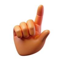 magnificent classic Realistic Hand Pointing Index Finger Isolated authentic png