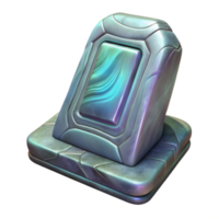 wonderful vintage Realistic Hologram of Stone Tablet Cutout high resolution png