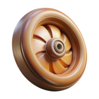 wonderful rustic Rotating Wheel with Motion Blur Effect Cutout authentic png