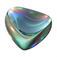 beautiful abstract Subtle Distortion Glass Reflection Isolated png