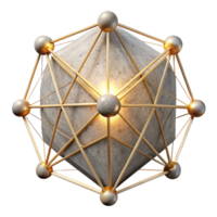 wonderful abstract Subtle Light Beams Connecting Shapes Isolated high resolution png