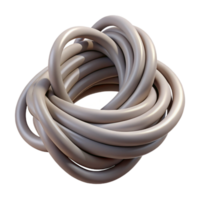 dramatic rustic Tangled Cord Isolated with Smooth Surface genuine png