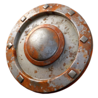 serene abstract Weathered Metal Plate Isolated with Realistic Rust genuine png