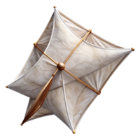 magnificent minimalist White Solar Sail with Detailed Texture Cutout authentic png