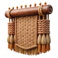 stunning minimalist Woven Texture Isolated Terraverde Tapestry Fragment high quality png